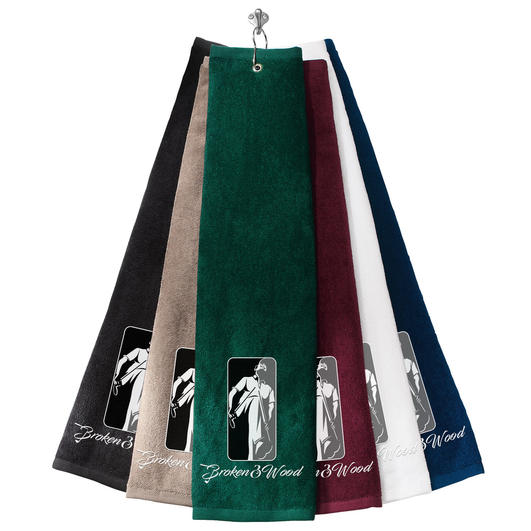 Broken 3 Wood Golf Towels