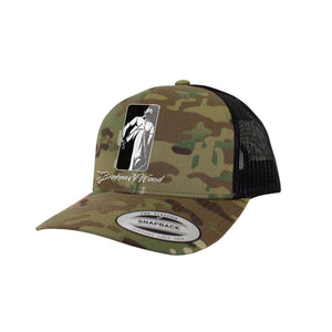 Broken 3 Wood Multicam Retro Trucker Cap