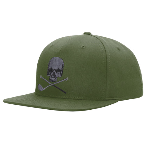 Skull & Broken 3 Wood Pinch Front Structured Snapback