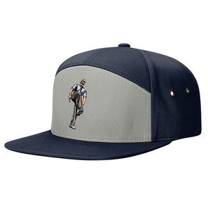 Broken 3 Wood 7 Panel Twill Strapback