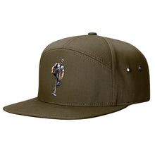 Broken 3 Wood 7 Panel Twill Strapback