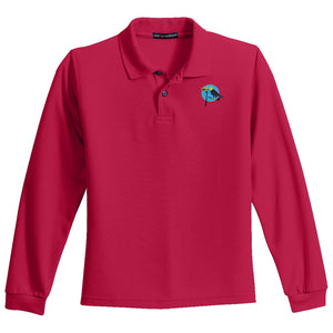 Birdies & Eagles Long Sleeve Youth Polo