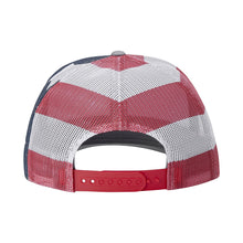 Broken 3 Wood Red White and Blue Trucker Cap