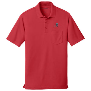 Skull & Broken 3 Wood Dry Zone Pocket Polo