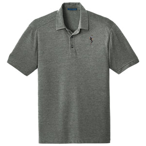 Broken 3 Wood Coastal Cotton Blend Polo