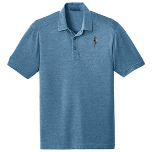 Broken 3 Wood Coastal Cotton Blend Polo
