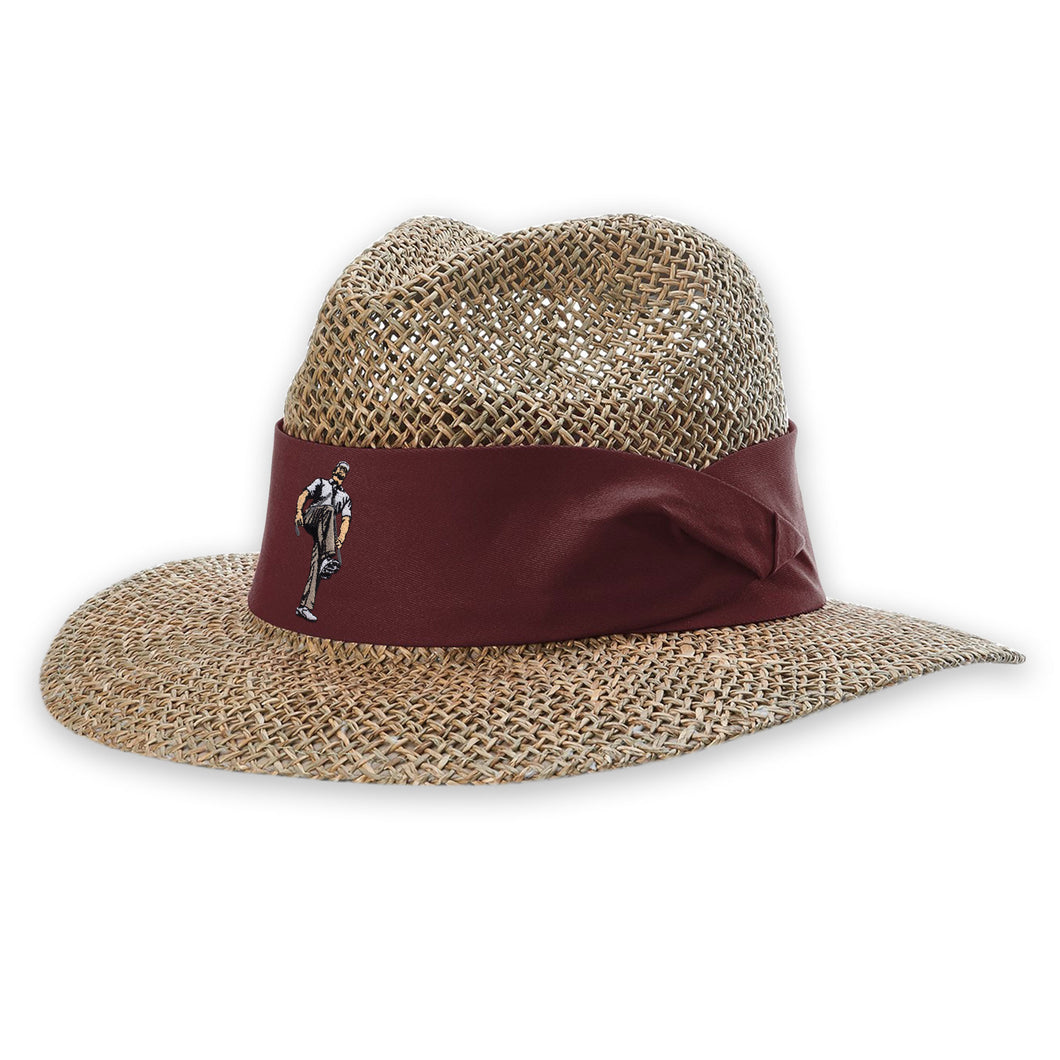 Broken 3 Wood Straw Safari Hat