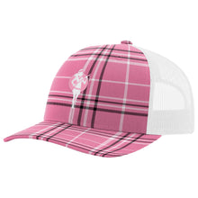 Broken 3 Wood Women's Pink Tartan Snapback Cap
